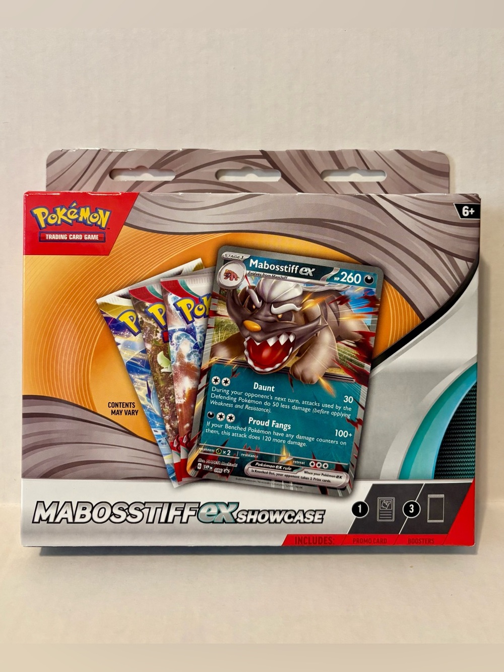 Pokémon Mabosstiff ex Showcase box